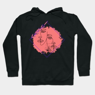 Two Face Design Hoodie